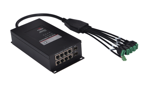 用创新为智慧杆行业应用赋能。EbpayBMG8100智能网关，业内首创引出式防水线设计、有线与无线通信+边缘控制+供电管理于一体的强大配置，是智慧路灯杆系统的核心。