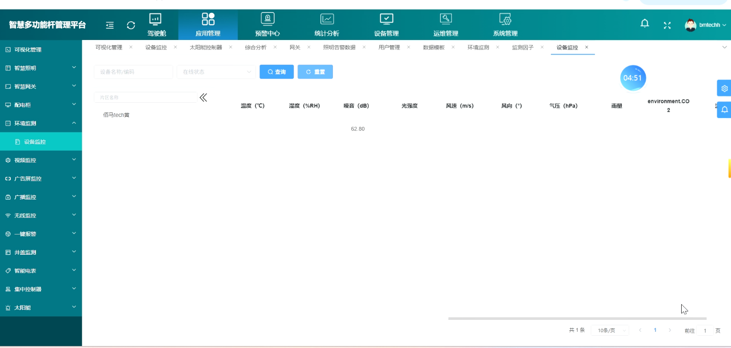 传感器数据监测